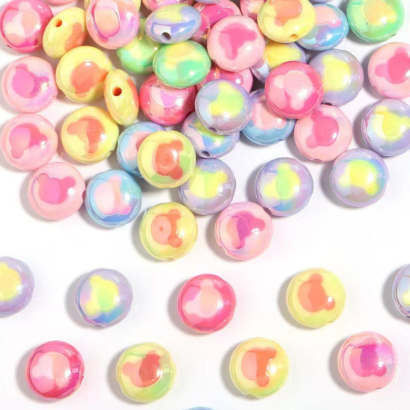 Wholesale 10PCS Acrylic Candy Bear Beads